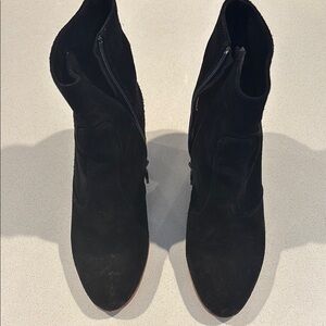 Alberto Fermani Black Suede Women's Booties